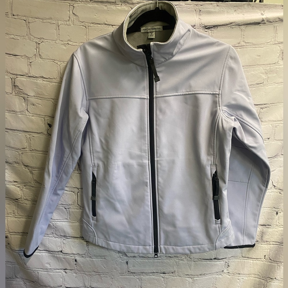 Port Authority Ladies Glacier Soft‎ Shell Jacket Atlantic Blue Size Medium